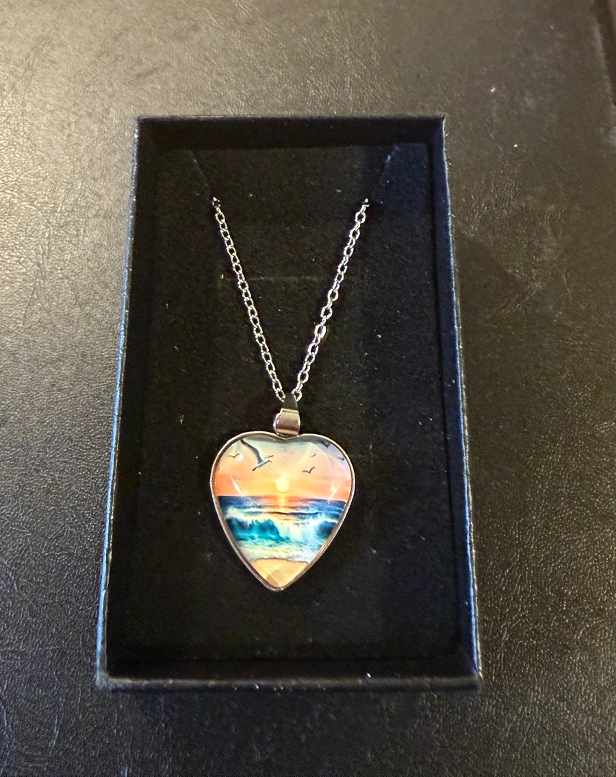 Beach-themed necklace