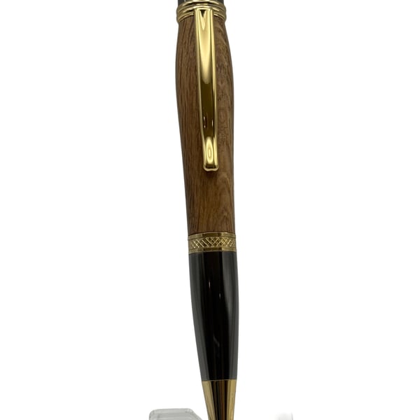 Stalwart Ballpoint Pen - Spalted Tiger Oak