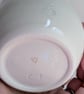 Handmade bunny mug, rabbit cup with tail and handpainted face   - Image 5