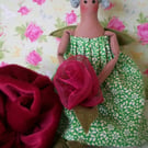 OOAK TILDA STYLE THE BROMPTON ROSE SPRITE