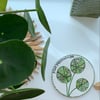 PRIVATE LISTING for Deborah Tomlinson - 7 Hand Painted Botanical Coasters