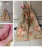 Drawstring lined bag, lined drawstring bag - Image 4