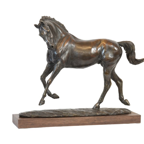 Foundry Bronze Playing Horse Statue Bronze Metal Sculpture