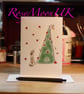 Dog Meets Naughty Cats in the Tree Christmas Card  - Image 3
