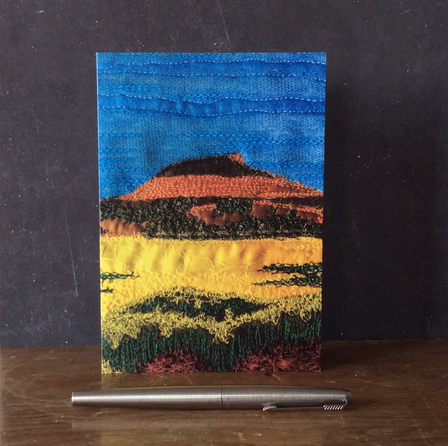 Landscape blank card.