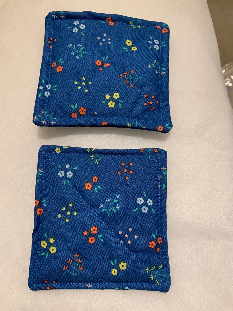 Set of 2 Fabric Coasters