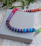 Rainbow Jade Bead Necklace - JBJ2067 - Image 2