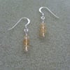 Citrine Gemstone Sterling Silver Earrings