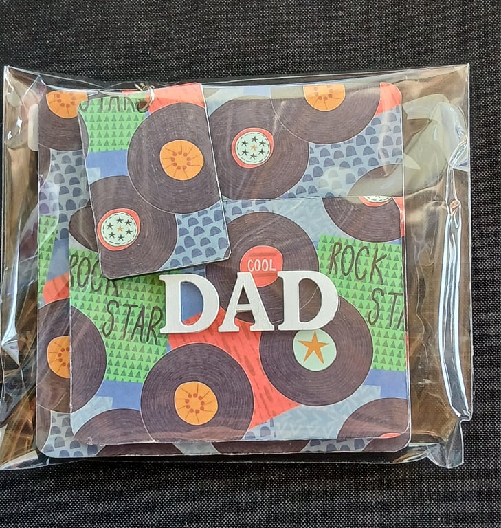 Hand decorated keyring, coaster and fridge magnet