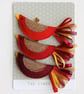 Christmas Decorations - Red Robin Trio - Image 2