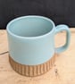 Matte seafoam carved (toasted) mug - Image 2
