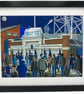 Leicester. Framed & Unframed Fine Art Print City Football Club FC Stadium Gift - Image 1