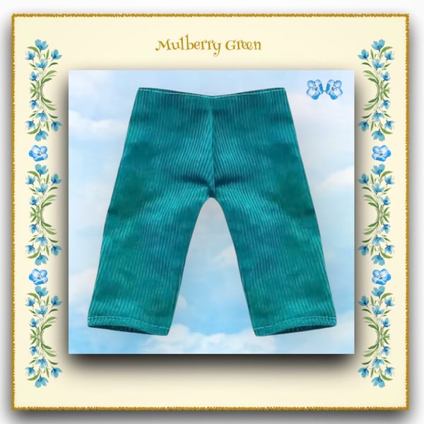 Turquoise Corduroy Trousers