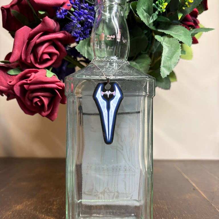 Energy Sword Necklace, Halo Pendant Jewellery Video Game Accessories