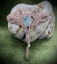 Rose-gold wire wrapped Manta Ray with Agate - Image 2