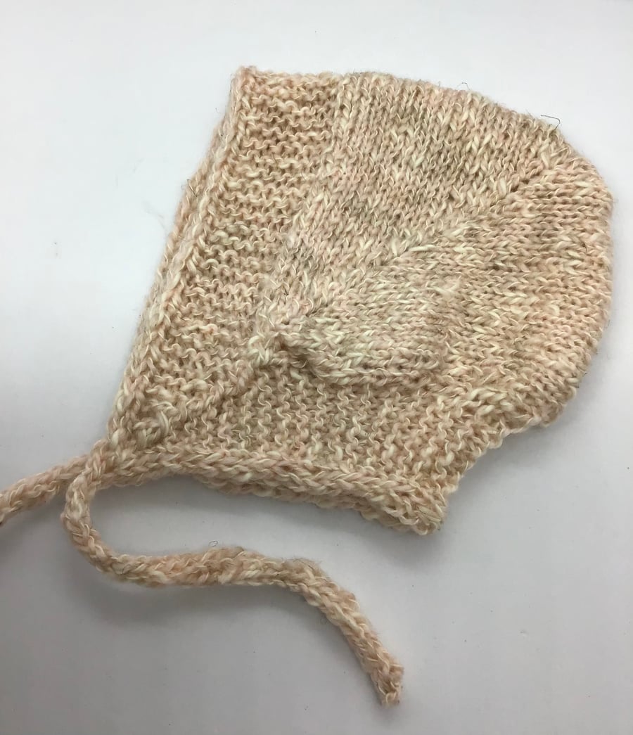 Baby Bonnet Pale Pink