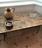 Scaffold Board Coffee Table With Hairpin Legs Using Reclaimed Materials THE ROMS - Image 6
