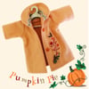 Peach Embroidered Coat 