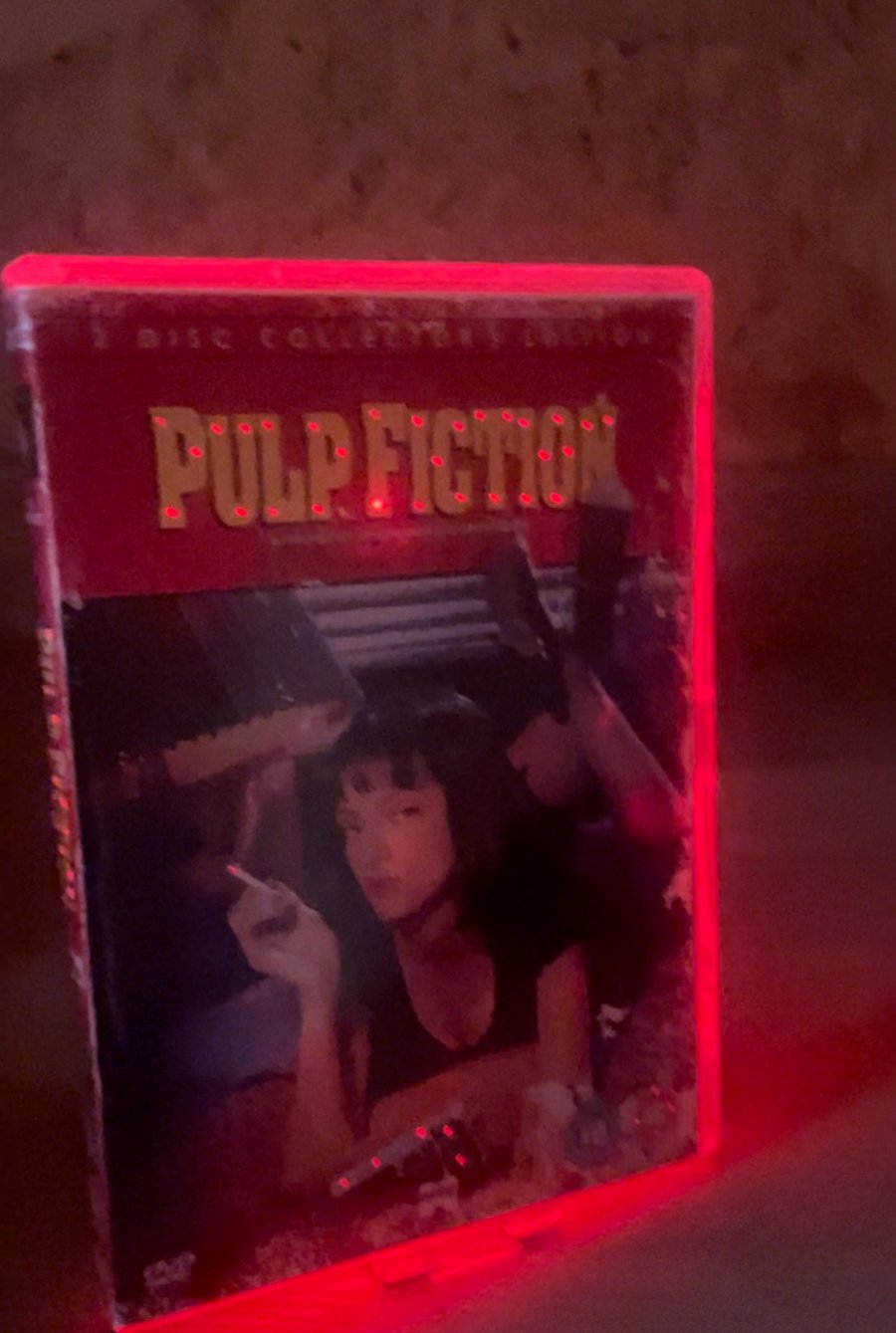 Pulp Fiction MultiColour Neon DVD Nightlight