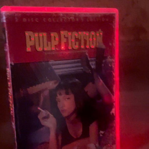 Pulp Fiction MultiColour Neon DVD Nightlight
