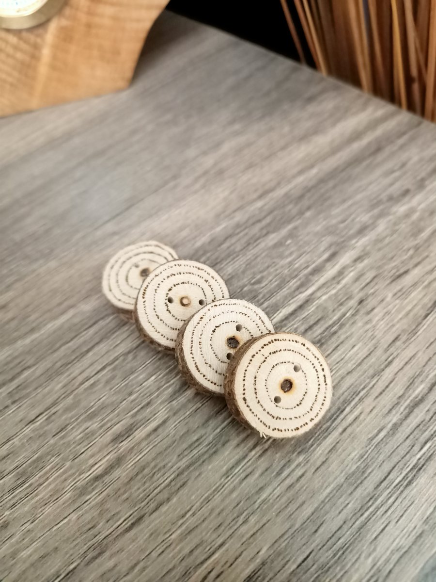 Wooden target buttons BHT1 Folksy