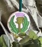 Thistle Felt Hanging Decoration - Image 2