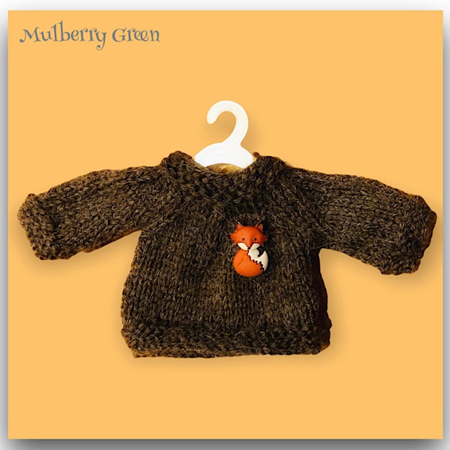 Reserved for Tina - Brown Fox Jumper