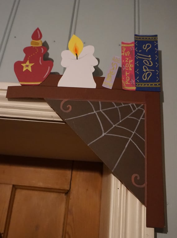 Hand made Halloween or Autumn corner decoration