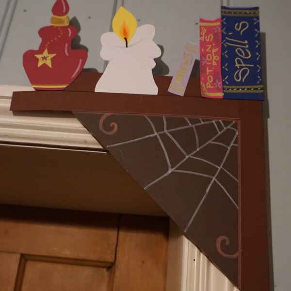 Hand made Halloween or Autumn corner decoration
