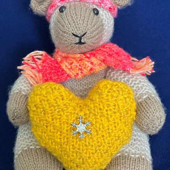 Lamb with a Gold Heart - Special Gift