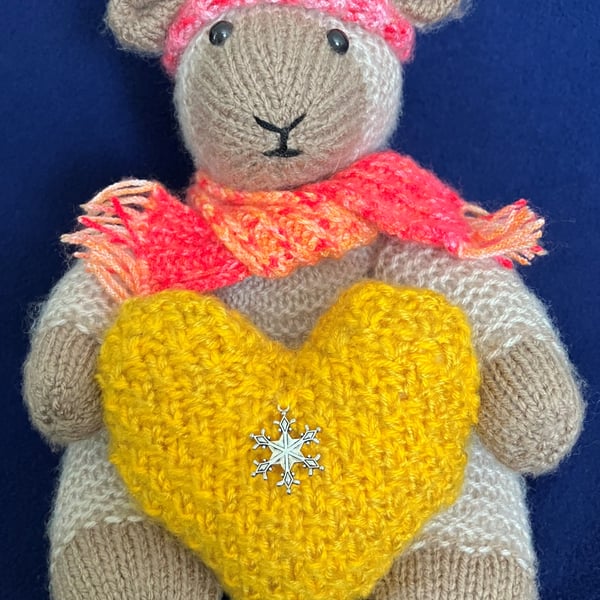 Lamb with a Gold Heart - Special Gift