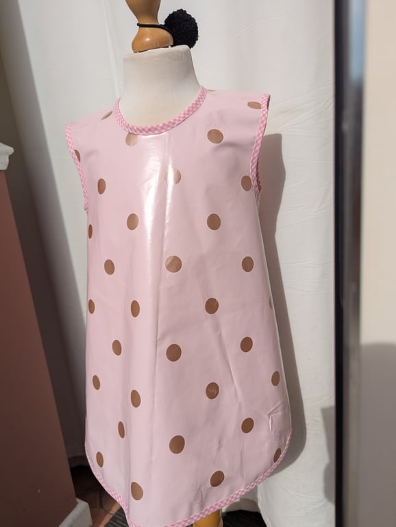 Pink and Raspberry Spotted Children's Apron