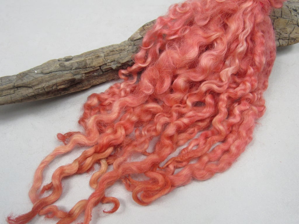 20g Naturally Dyed Madder Red Masham Locks