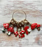 Stitch markers for crochet & knitting Toadstools - Image 3