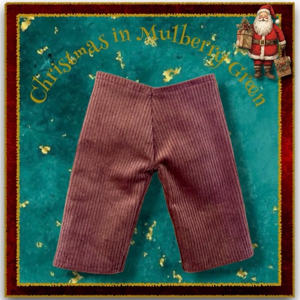 Chestnut Brown Corduroy Trousers