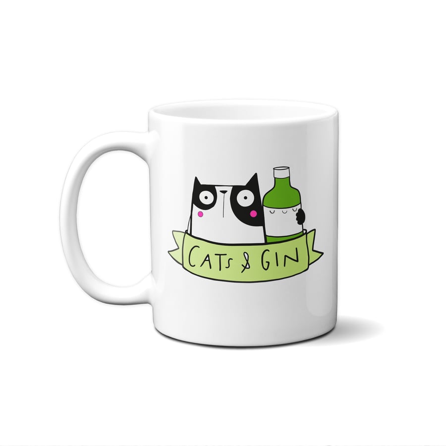 Cats and Gin Mug