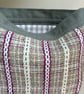 Cariad Bag - Berry range. Damson, Dusky Lilac & Prussian Blue.Handwoven in Wales - Image 7