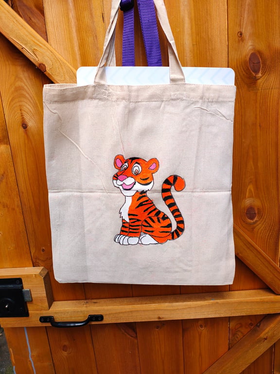 Hand painted tote bags 