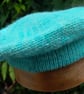 Handmade beret with ethical wool from rescued sheep - Image 3