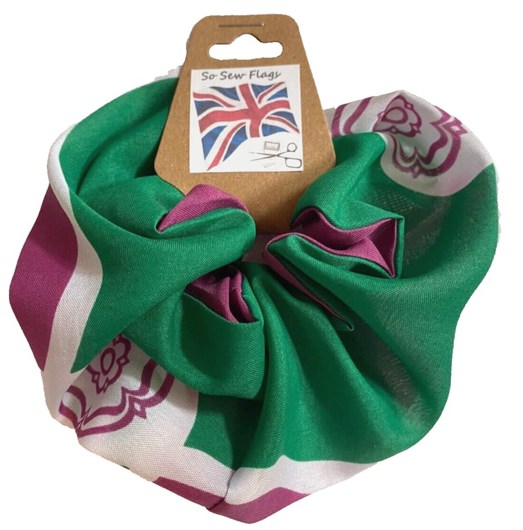 South Yorkshire Flag Hair Scrunchie Scrunchies Accessory Band Elastic