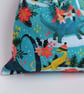 Christmas Gift Bags - Floral Festive Dinosaurs reusable fabric mini sack - Image 6
