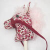 Mini Doll Hobby Horse floral print BJD