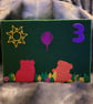 Child Age 3 Birthday Card - Image 1