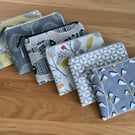 Zipped Purses, Pouch, Small Cosmetic Bag, Accessory Purse, Scandi