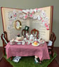 Alice in Wonderland Book Nook - The Mad Hatter’s Tea Party