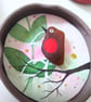 Handmade Sea Glass Robin Fridge Magnet, Meaningful Coastal Keepsake Gift - Image 5
