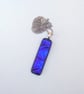 Dichroic glass pendant Blue-purple Ripple - Image 4