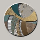 Teal Gold Lumina Art