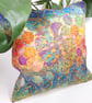 Cushions - Botanical Cushion with a Monstera Leaf and Free Machine Embroidery  - Image 7