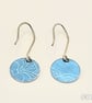 001 - Handmade Aluminium and Silver Reversible Earrings - Image 2